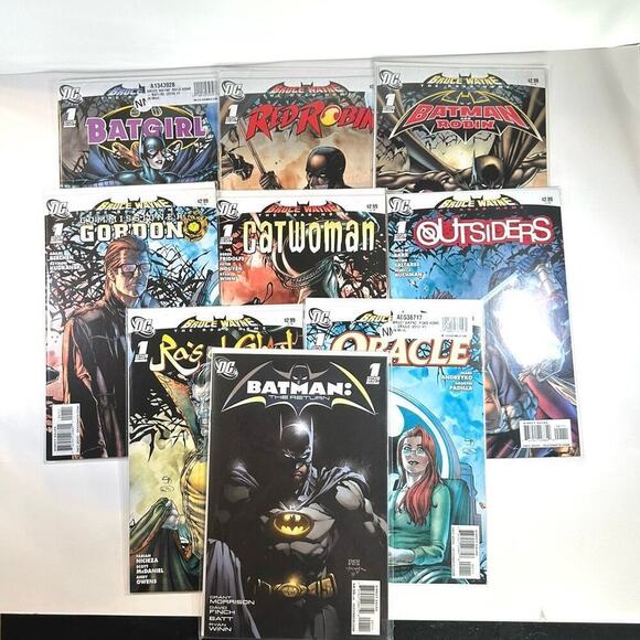 BRUCE WAYNE ROAD HOME Comic Run Lot Set of all 9 One-Shots! Batman batgirl robin - Picture 1 of 6
